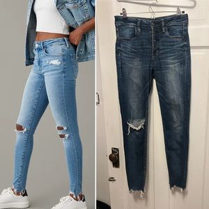 American Eagle High Rise Skinny Jean - Tall Size